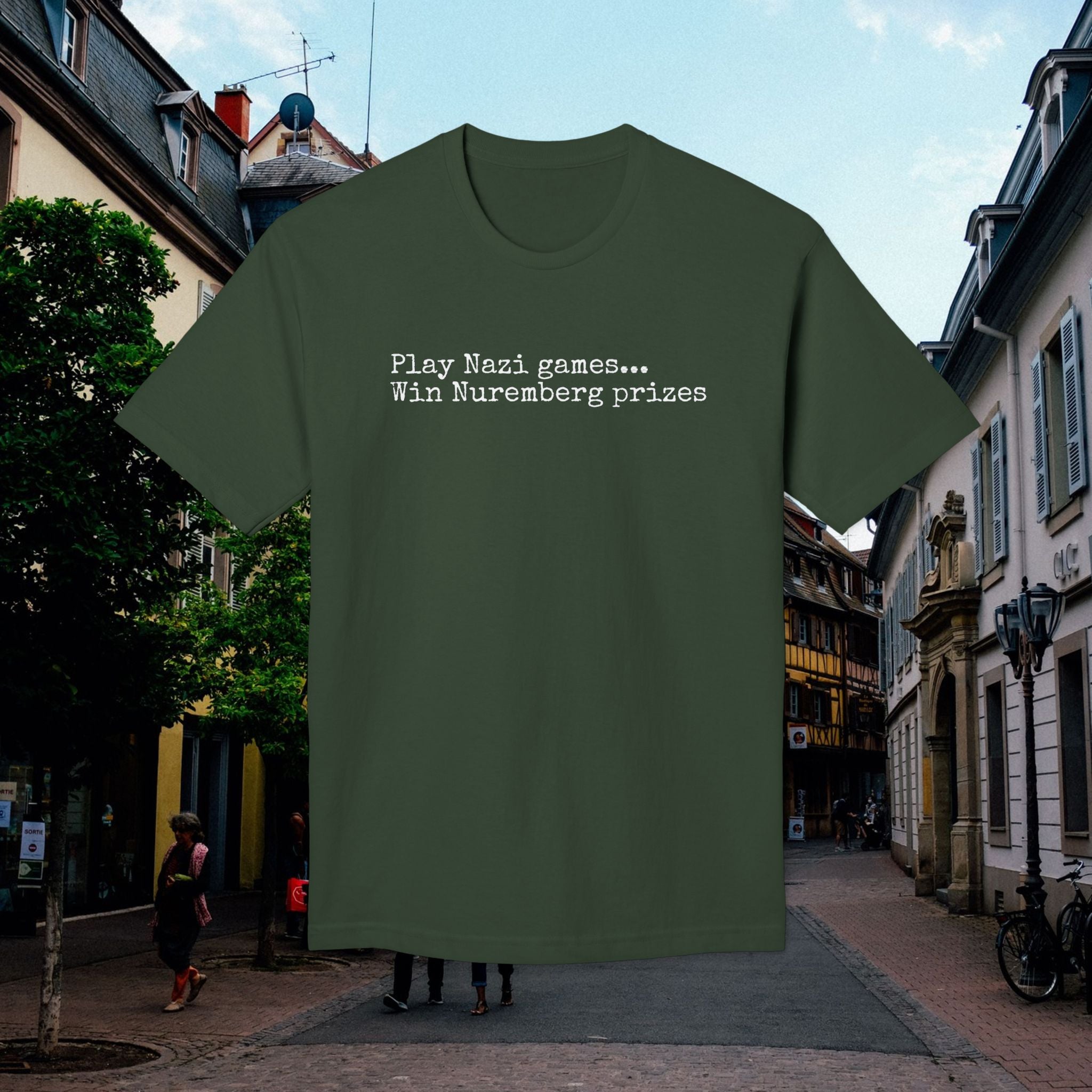 "Nuremberg Prizes" Tee | Made in USA | Casey the American