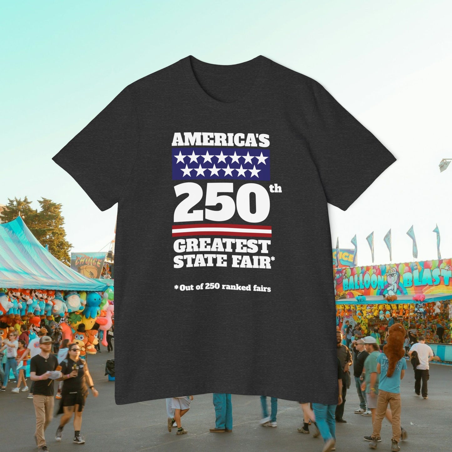 America's 250th Greatest State Fair Tee | Made in USA | Casey the American
