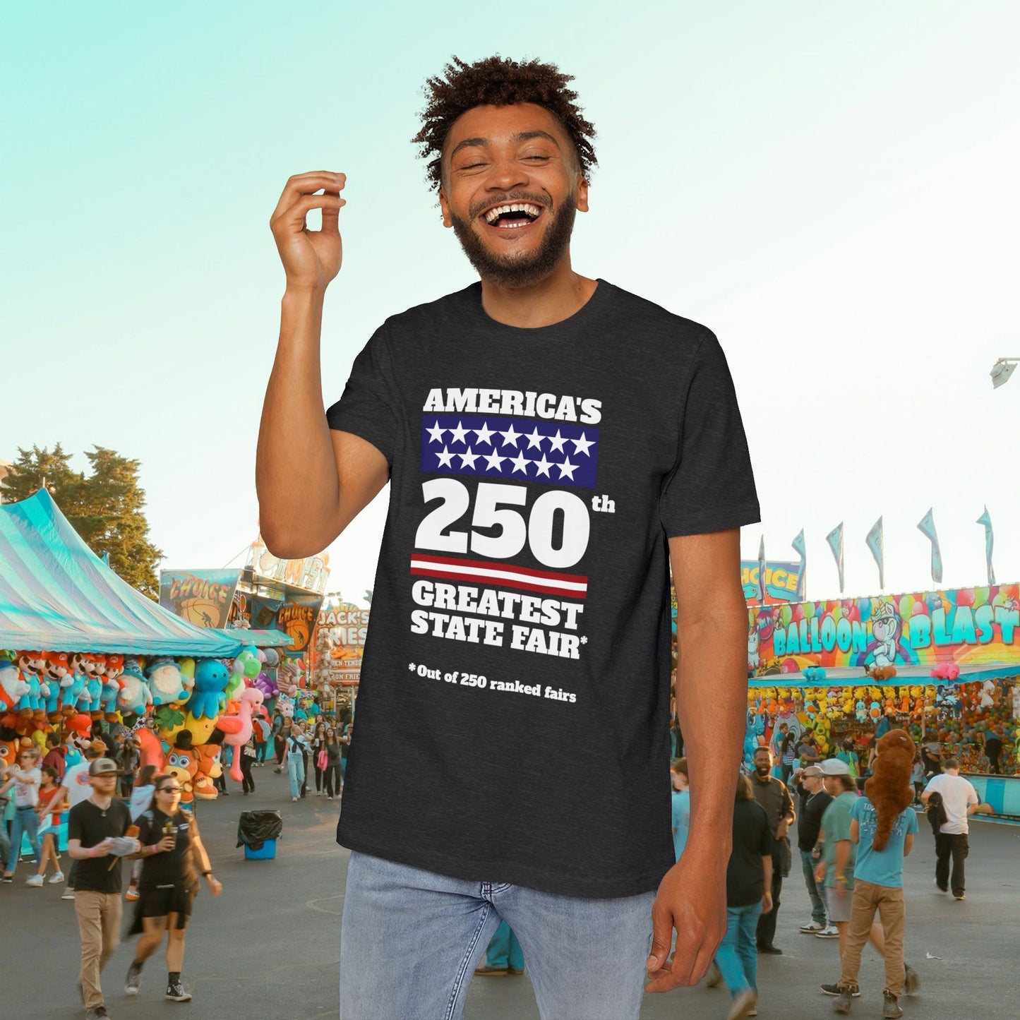 America's 250th Greatest State Fair Tee | Made in USA | Casey the American