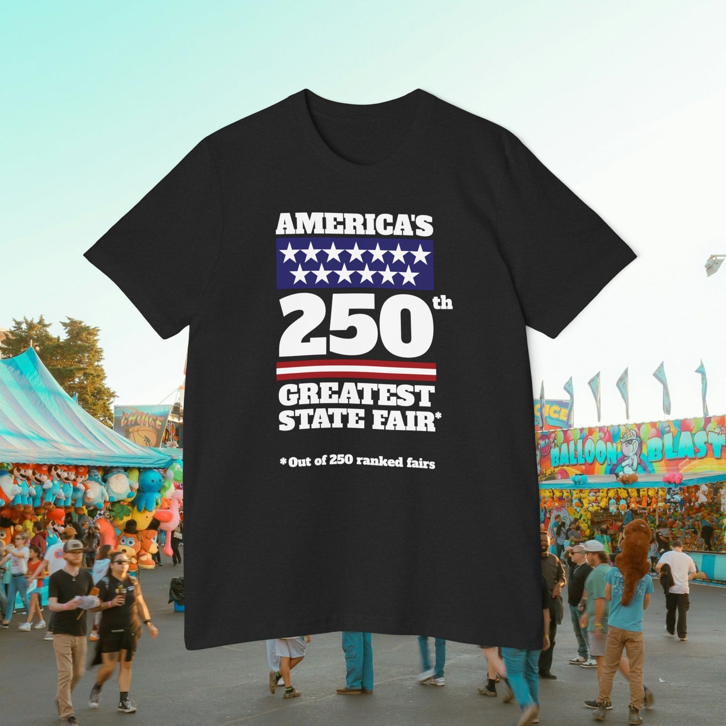 America's 250th Greatest State Fair Tee | Made in USA | Casey the American