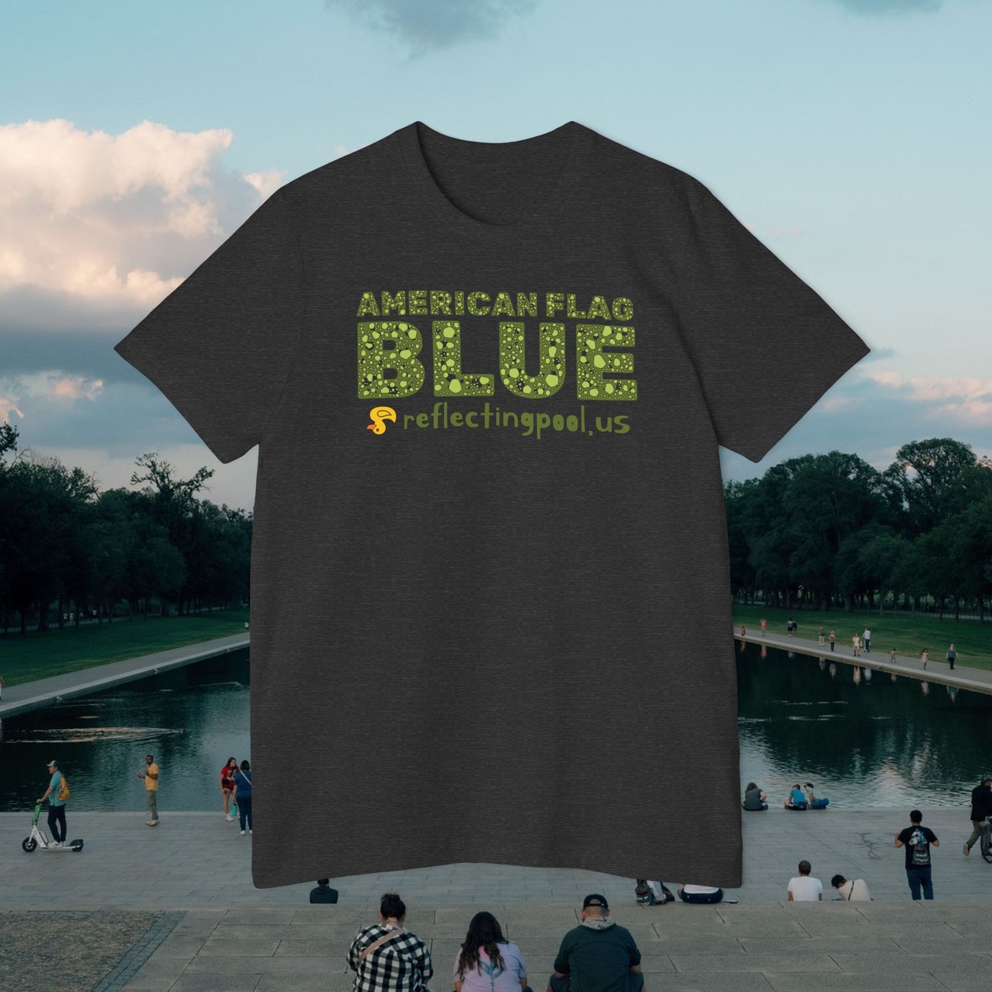 "American Flag Blue" Tee | Made in USA | Casey the American