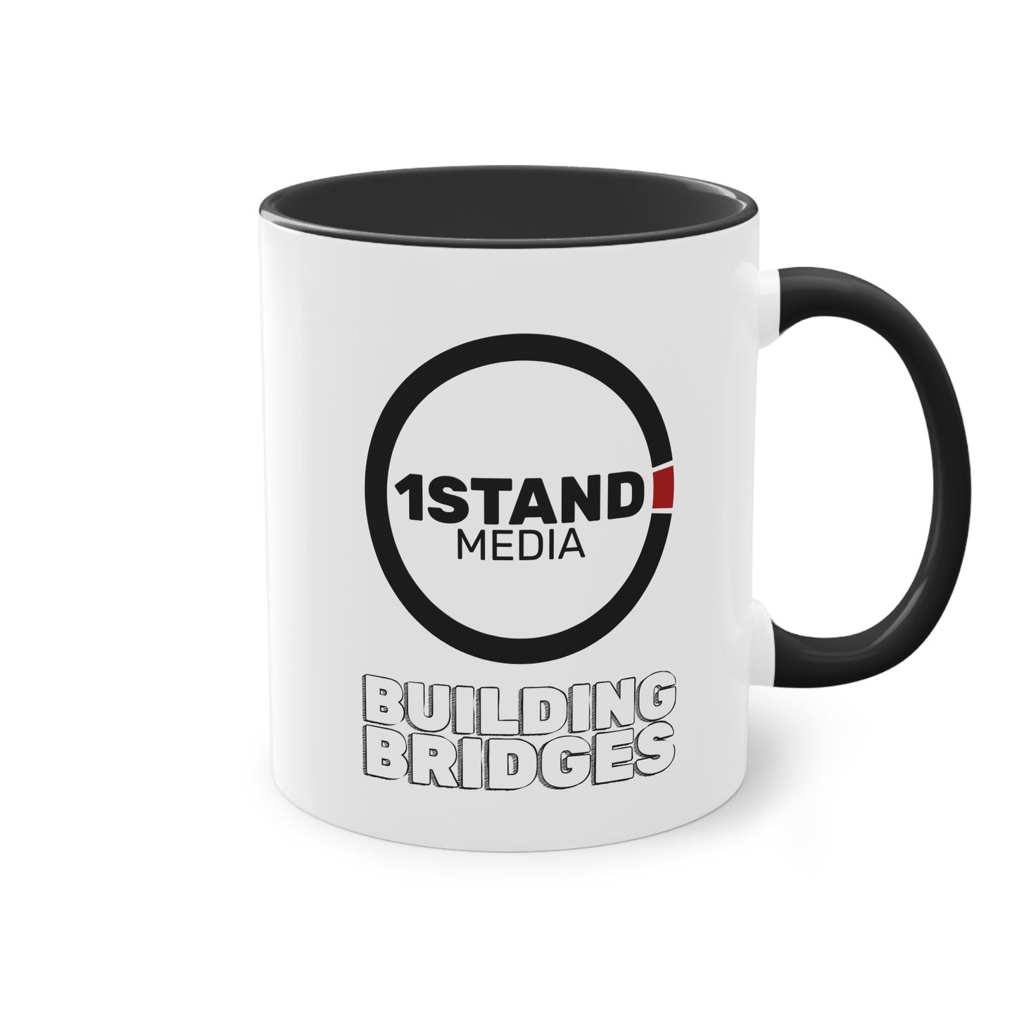 1Stand Media Two-Tone Coffee Mug, 11oz