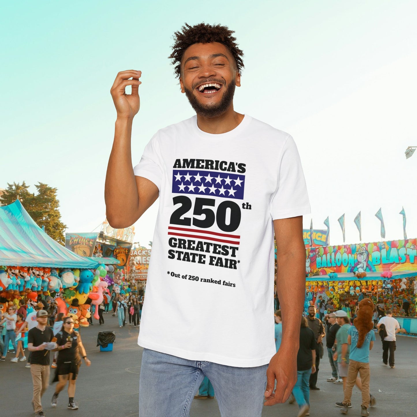 America's 250th Greatest State Fair Tee | Made in USA | Casey the American