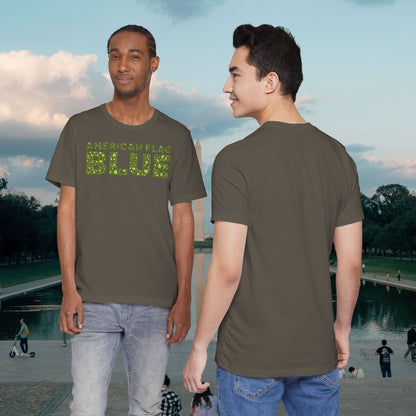 American Flag Blue Tee | Casey the American