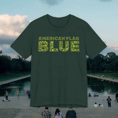 American Flag Blue Tee | Casey the American