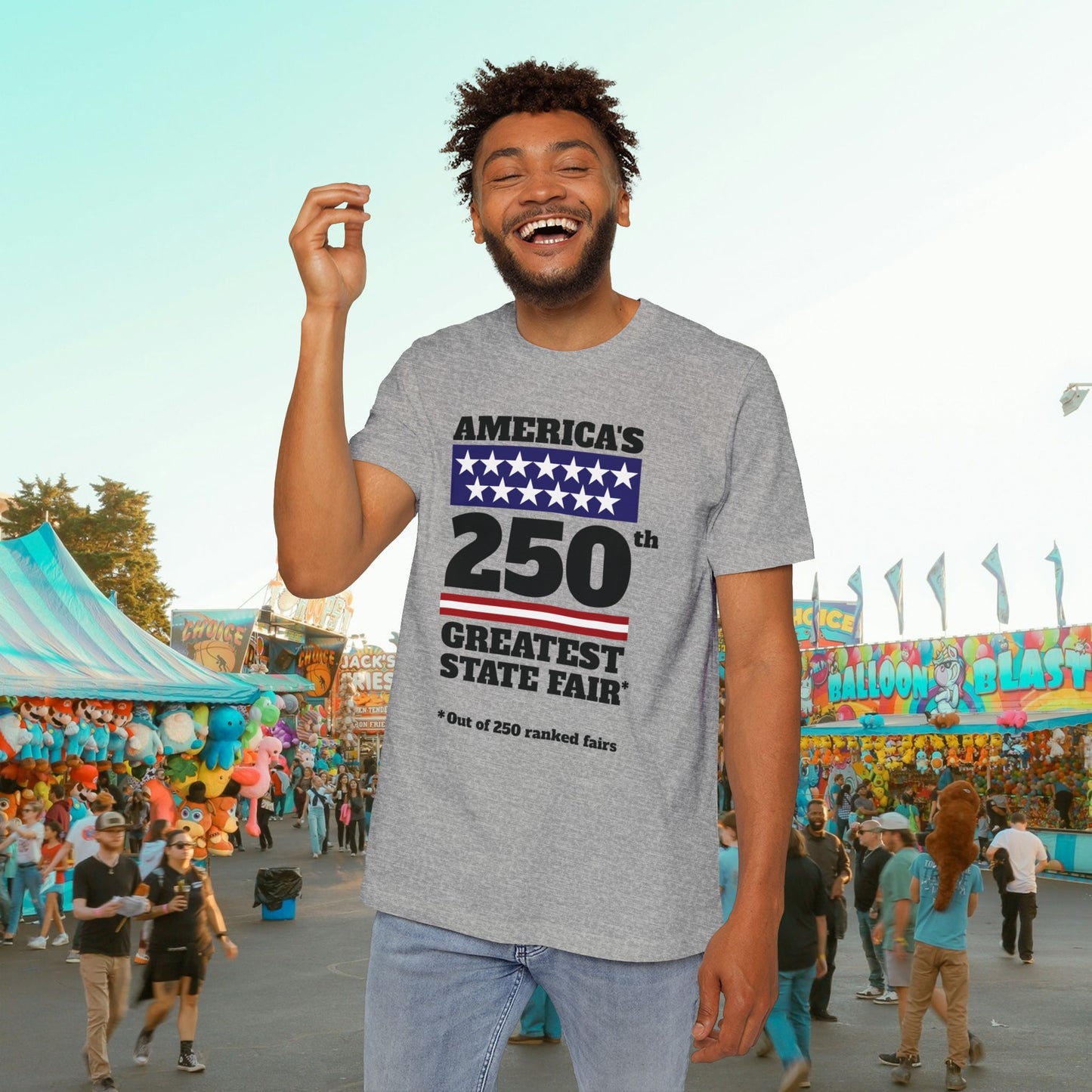 America's 250th Greatest State Fair Tee | Made in USA | Casey the American