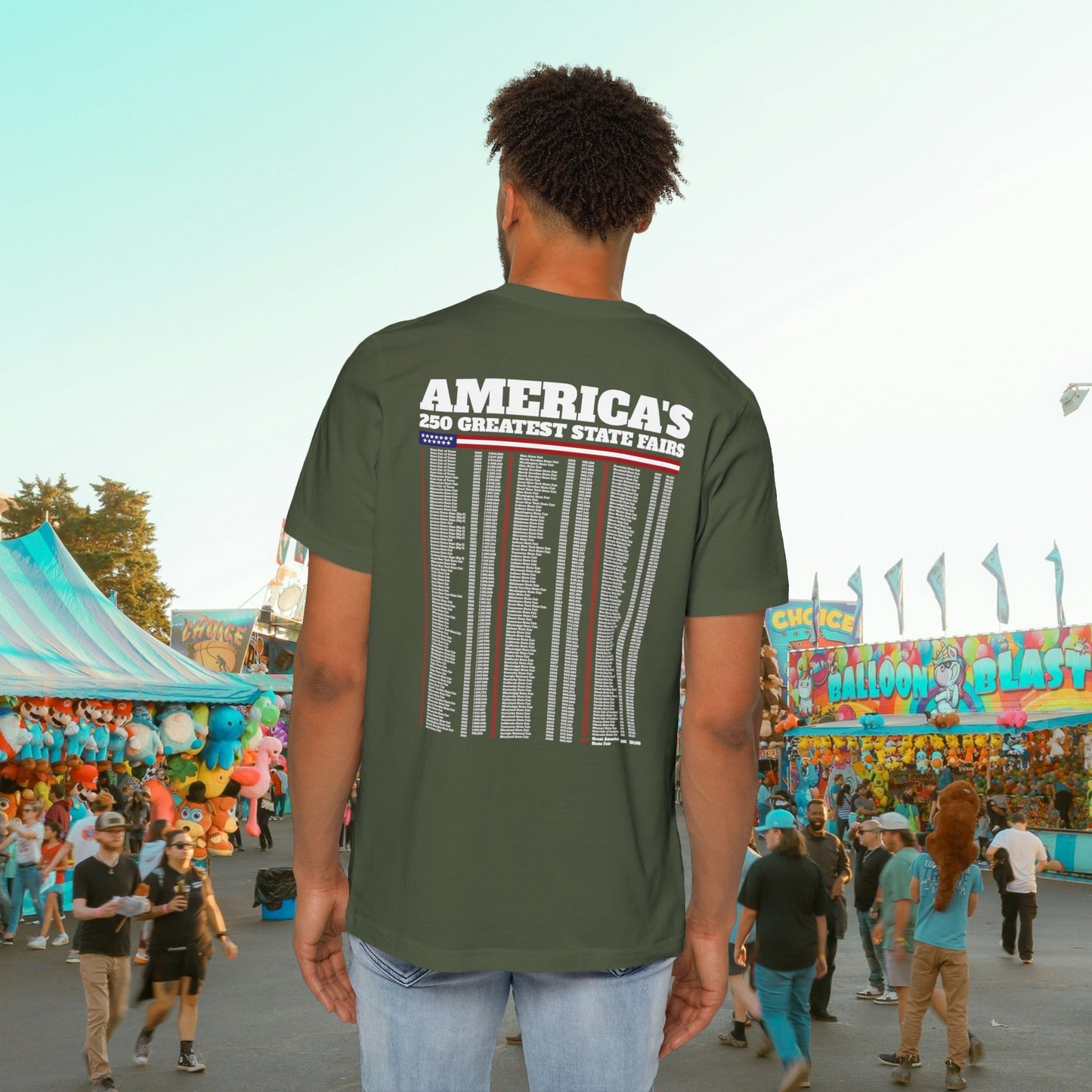 America's 250th Greatest State Fair Tee | Made in USA | Casey the American