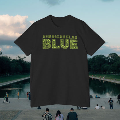 American Flag Blue Tee | Made in USA | Casey the American