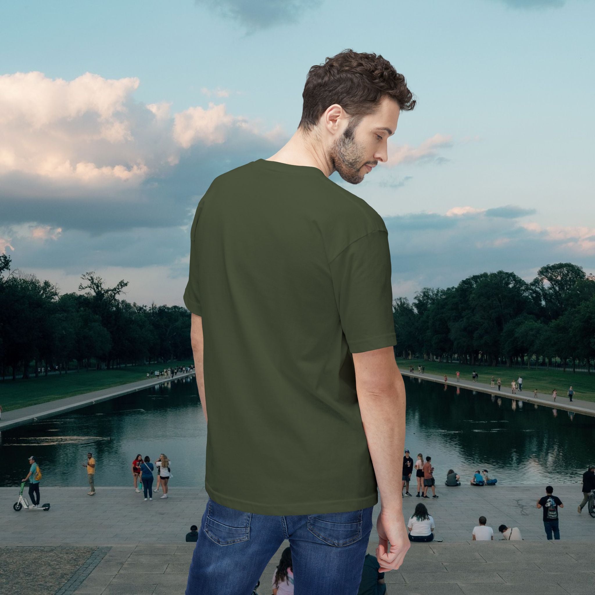 "American Flag Blue" Tee | Made in USA | Casey the American