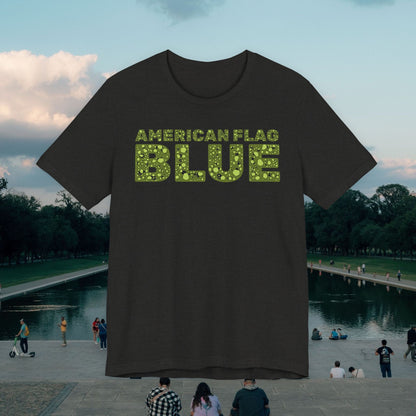 American Flag Blue Tee | Casey the American