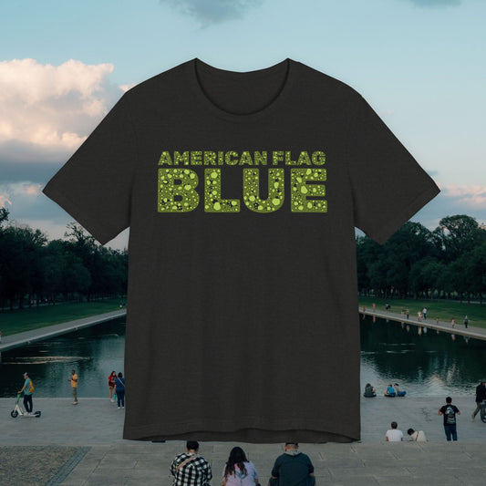 American Flag Blue Tee | Casey the American