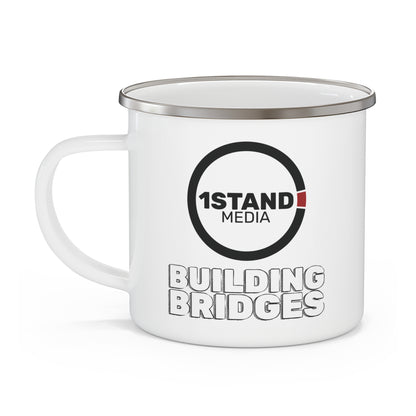 1Stand Media Enamel Camping Mug