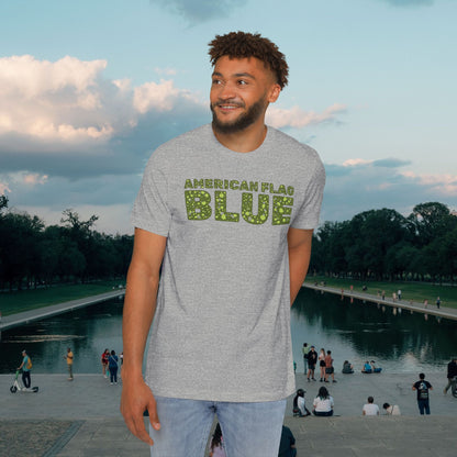 American Flag Blue Tee | Made in USA | Casey the American