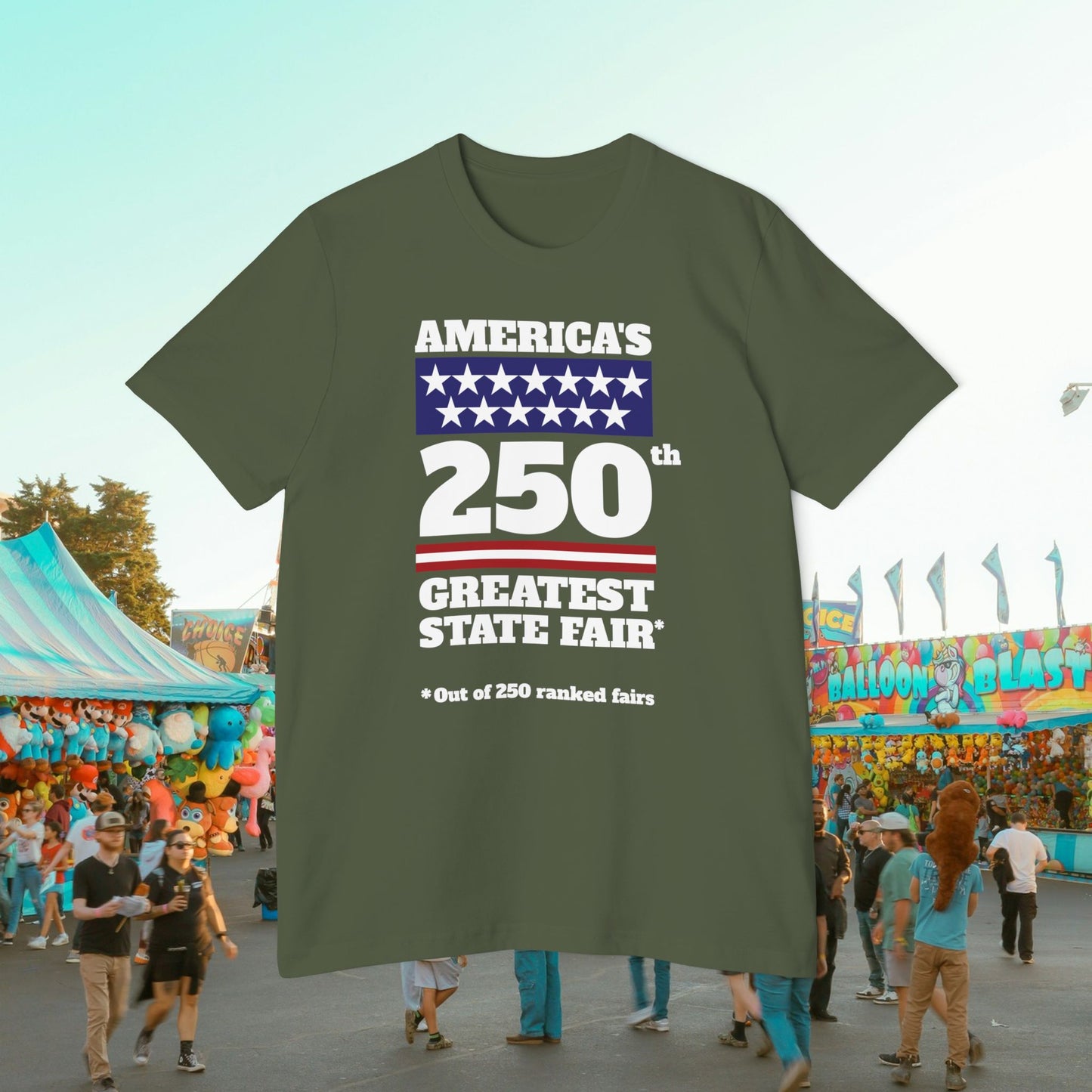 America's 250th Greatest State Fair Tee | Made in USA | Casey the American