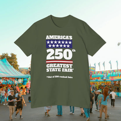 America's 250th Greatest State Fair Tee | Made in USA | Casey the American