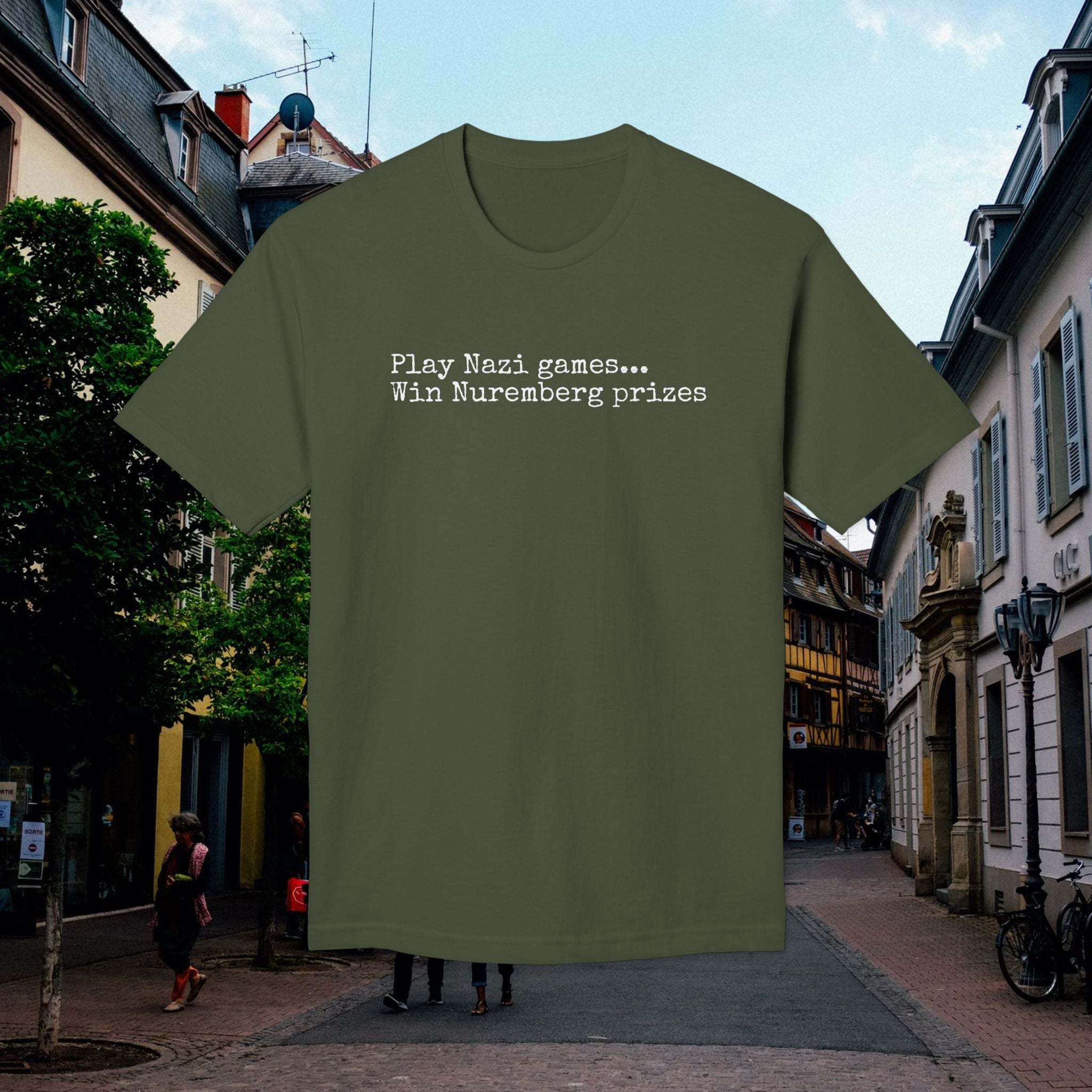 "Nuremberg Prizes" Tee | Made in USA | Casey the American