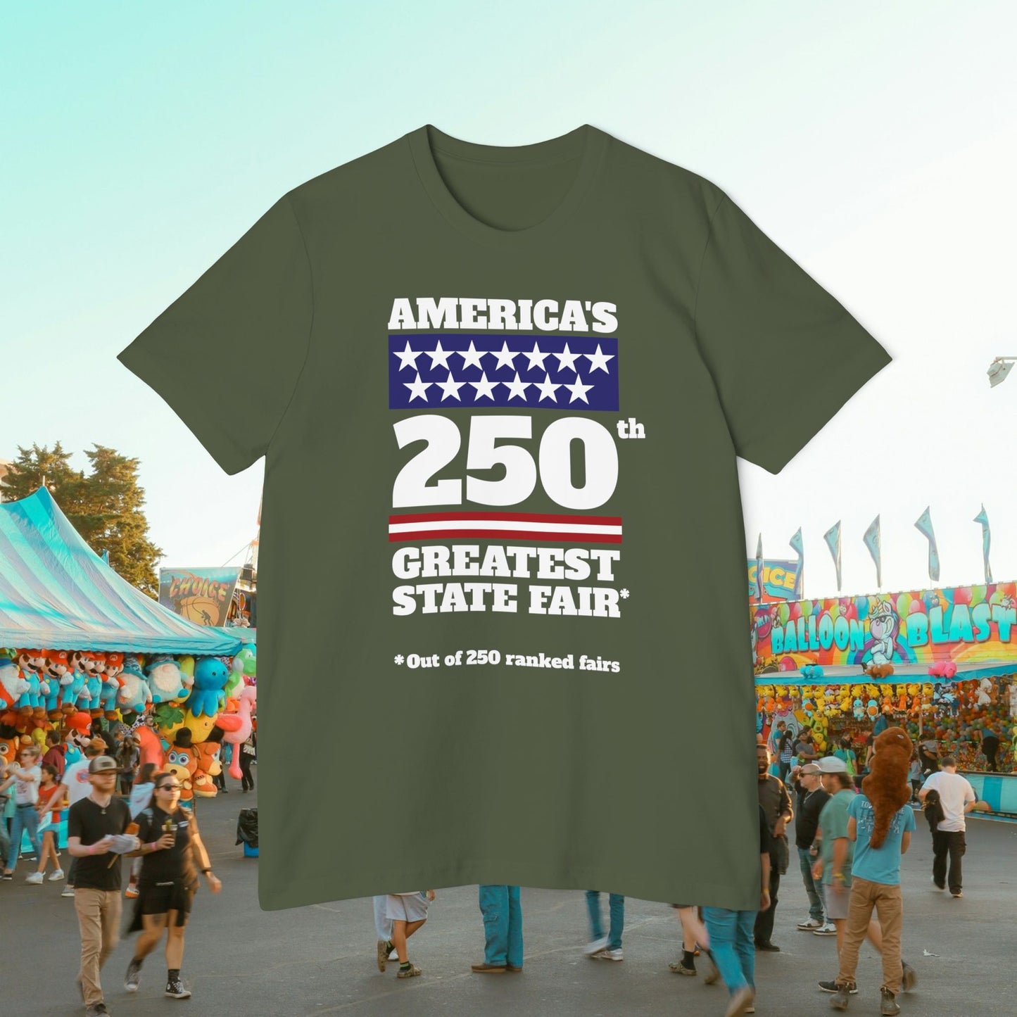 America's 250th Greatest State Fair Tee | Made in USA | Casey the American