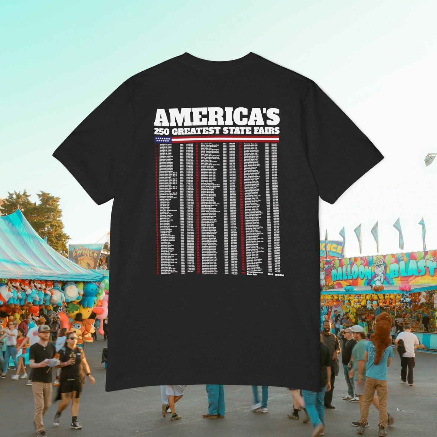 America's 250th Greatest State Fair Tee | Made in USA | Casey the American