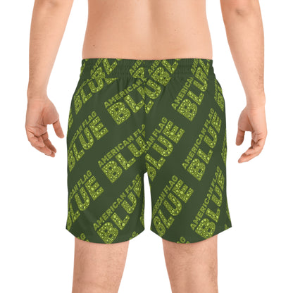 American Flag Blue Swim Shorts | Casey the American