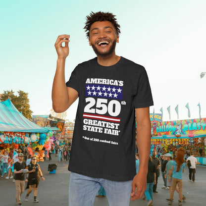 America's 250th Greatest State Fair Tee | Made in USA | Casey the American
