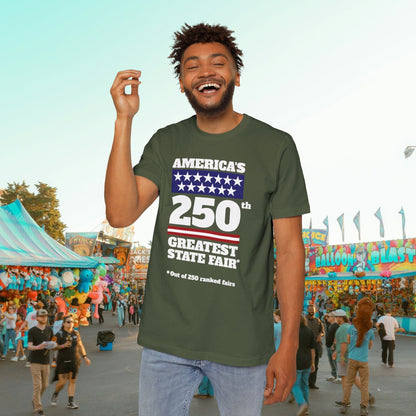 America's 250th Greatest State Fair Tee | Made in USA | Casey the American