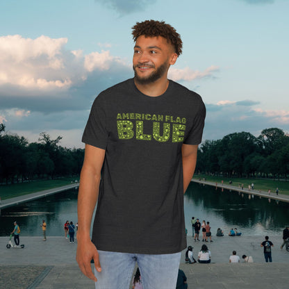 American Flag Blue Tee | Made in USA | Casey the American