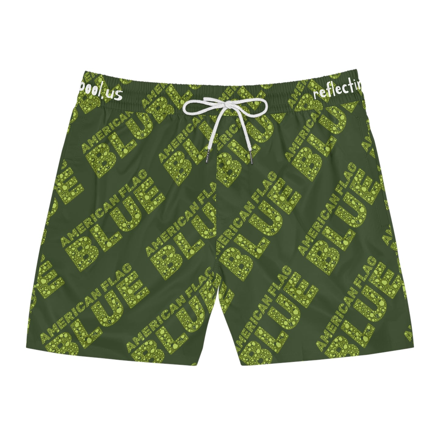 "American Flag Blue" Swim Shorts | Casey the American