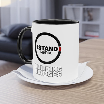 1Stand Media Two-Tone Coffee Mug, 11oz