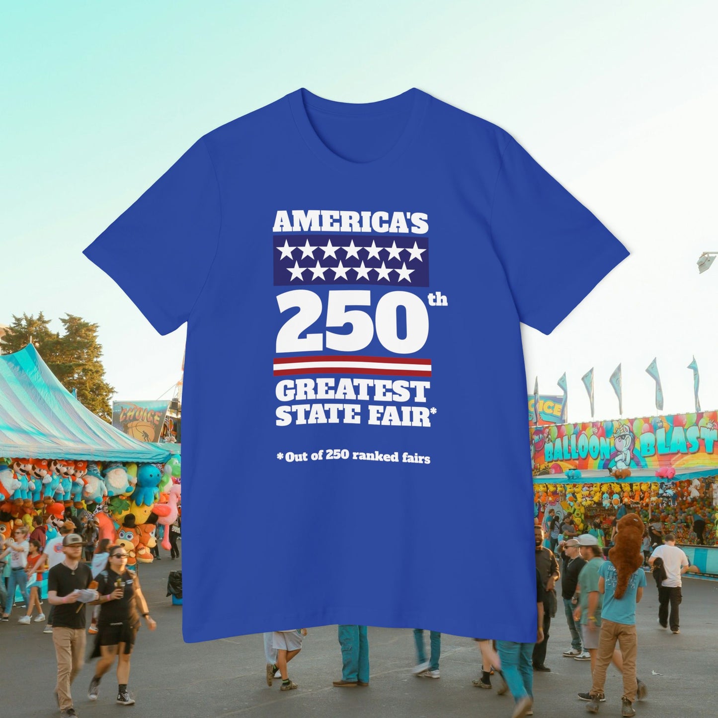 America's 250th Greatest State Fair Tee | Made in USA | Casey the American