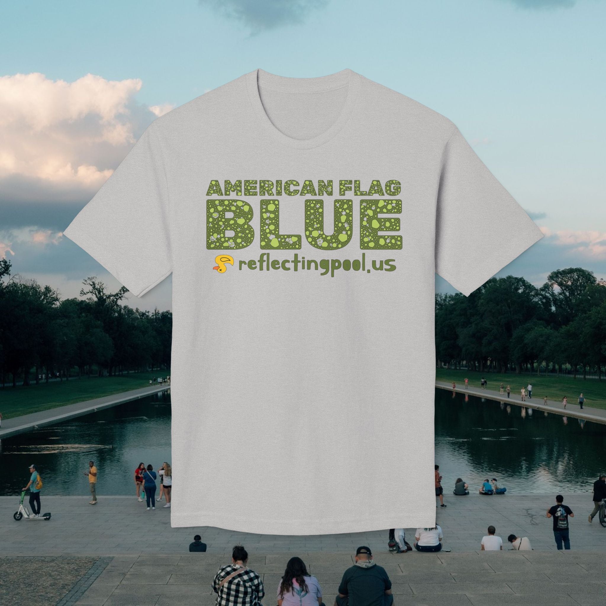 "American Flag Blue" Tee | Made in USA | Casey the American