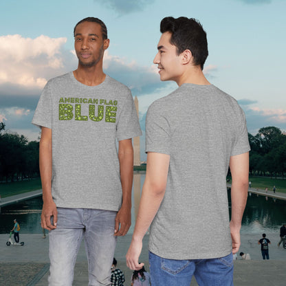 American Flag Blue Tee | Casey the American