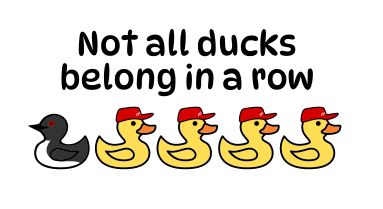 Not all ducks belong in a row Graphic Pack | DIGITAL DOWNLOAD | Casey the American